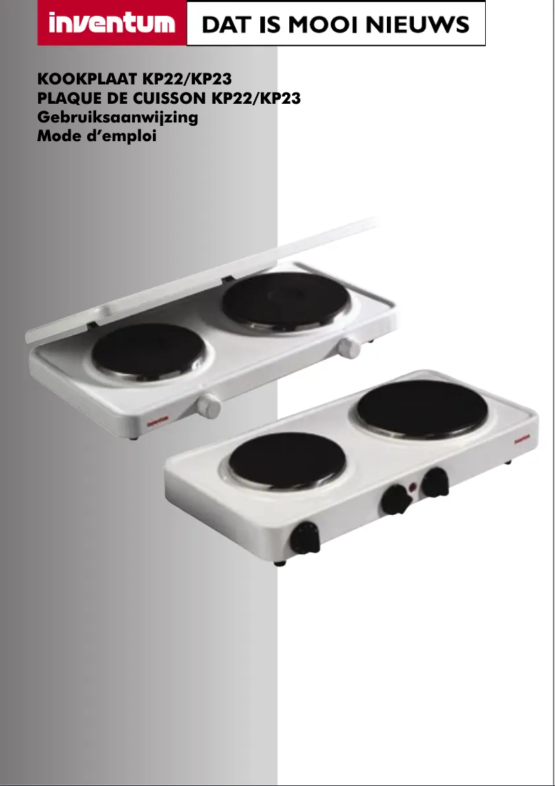 Page 1 de la notice Manuel utilisateur Inventum KP22
