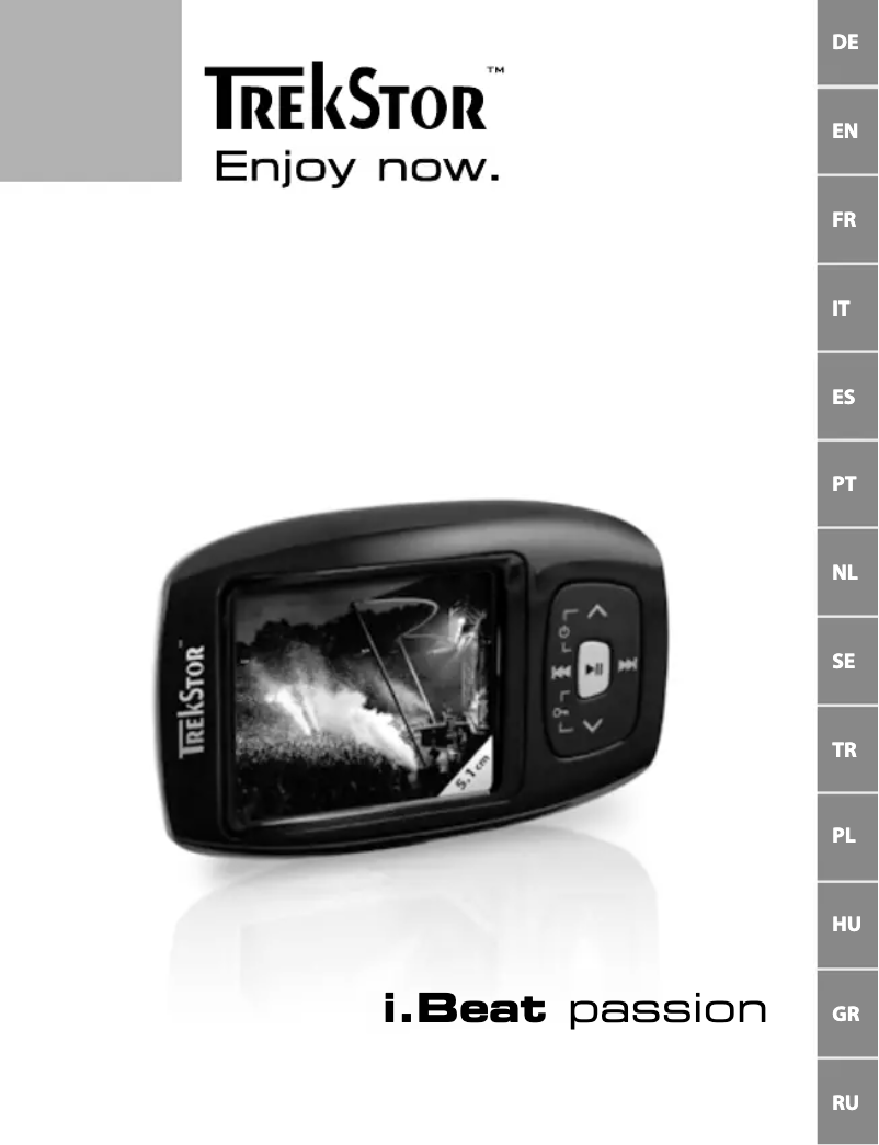 Image de la première page du manuel de l'appareil I.Beat passion