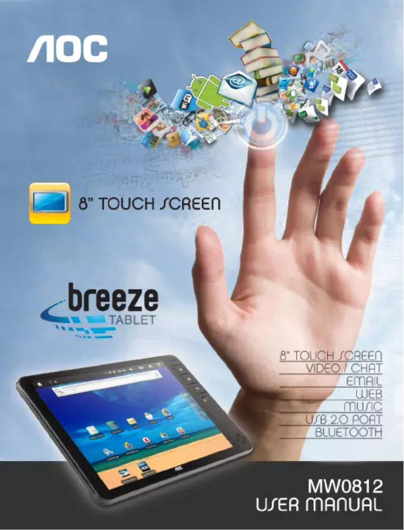 Page 1 de la notice Manuel utilisateur AOC MW0812