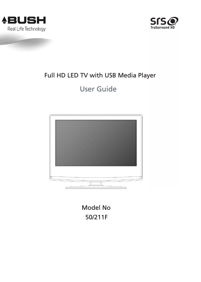 Page 1 de la notice Manuel utilisateur Bush 50/211F