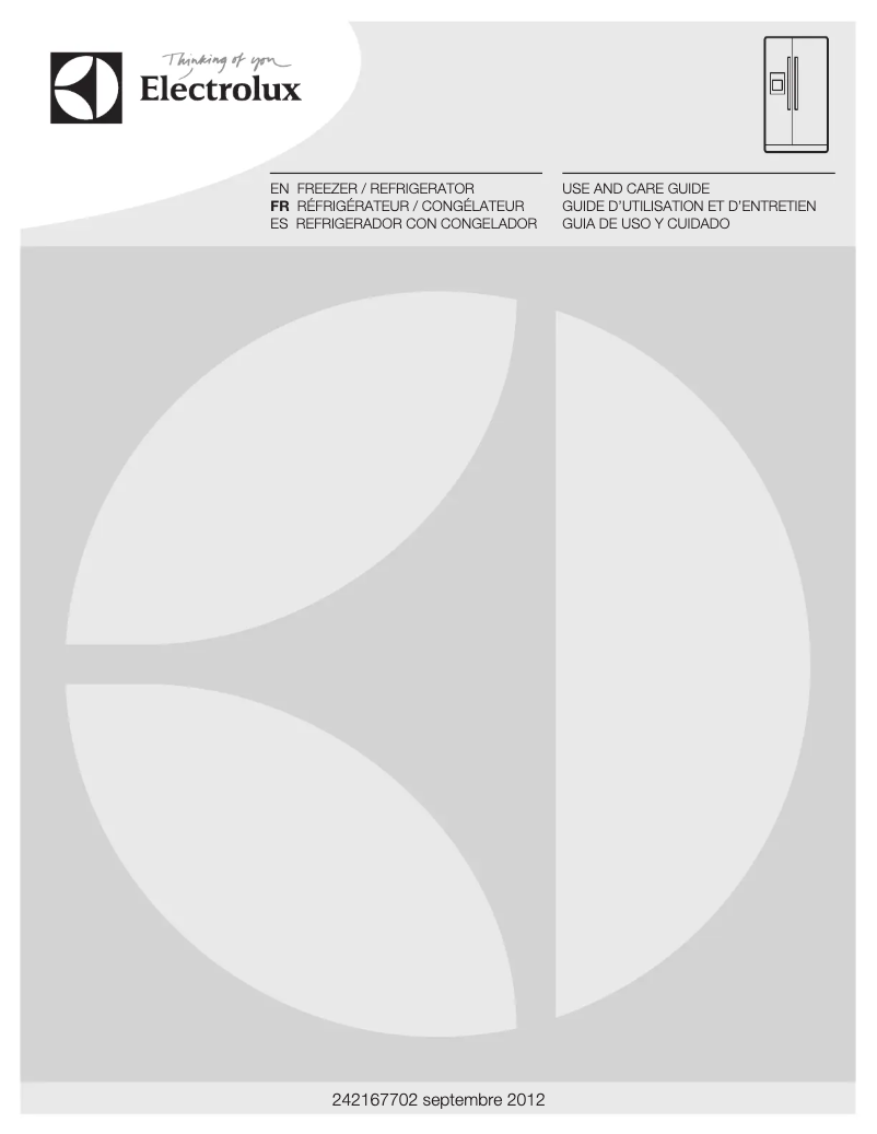 Page n°1 - Manuel utilisateur Electrolux EI23CS35KS