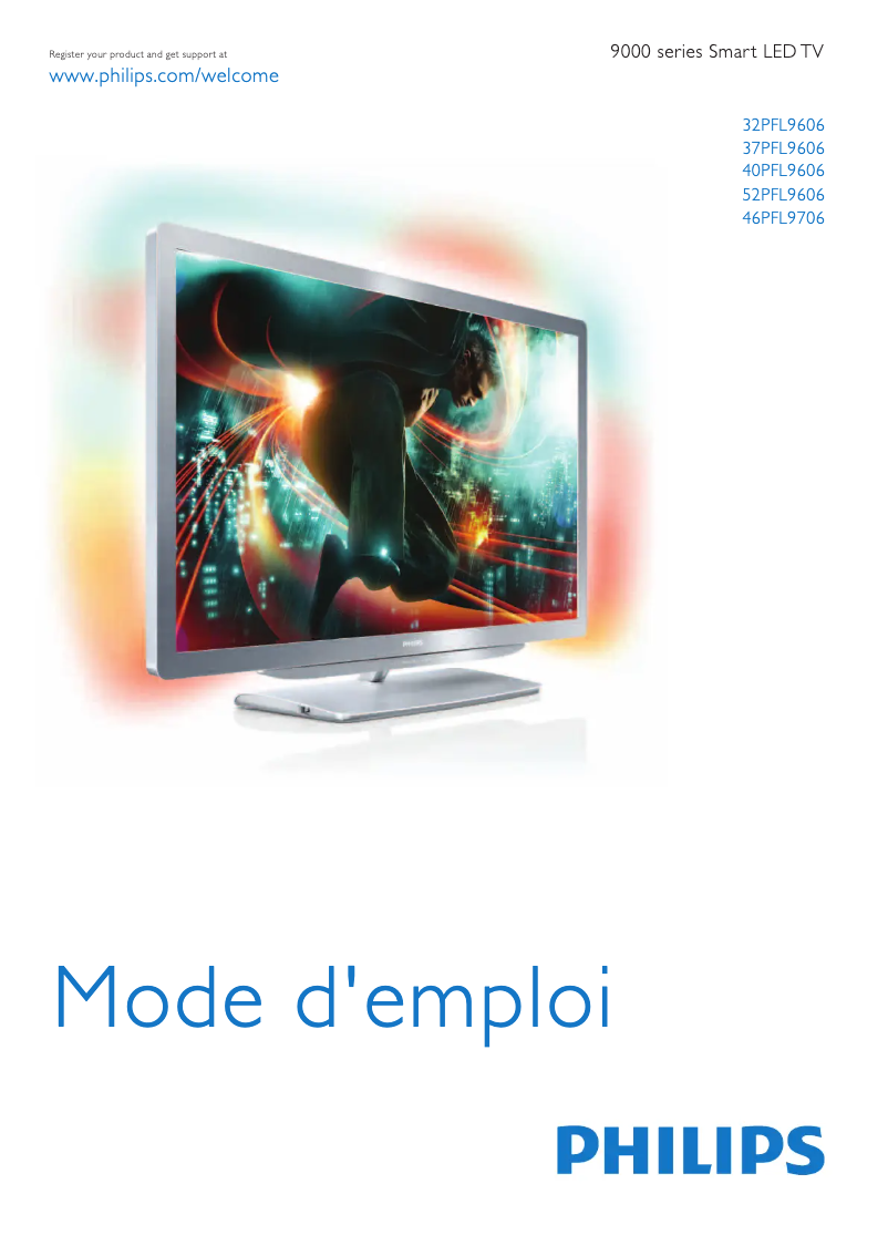 Page n°1 - Manuel utilisateur Philips 37PFL9606M