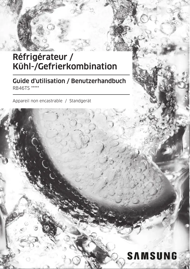 Page n°1 - Manuel utilisateur Samsung RB46TS174SA
