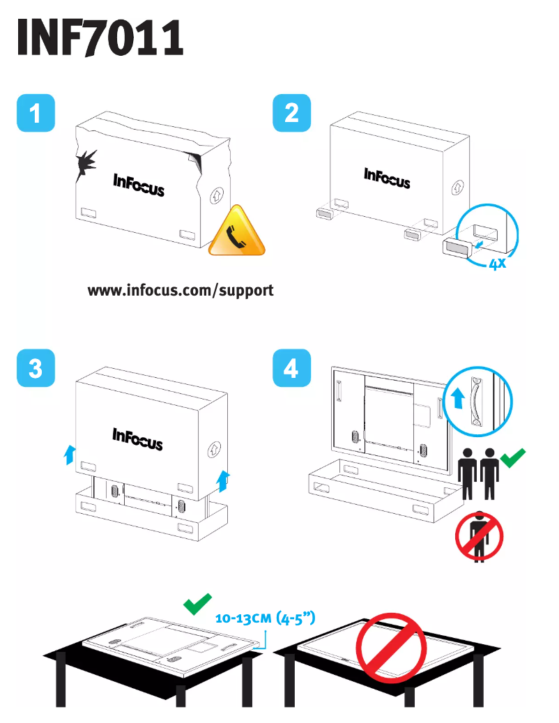 Page 1 de la notice Manuel utilisateur InFocus BigTouch