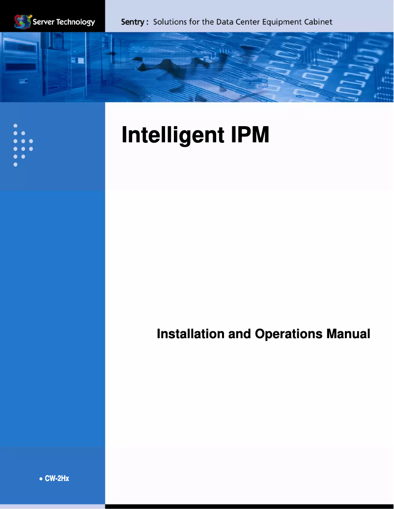 Page n°1 - Manuel utilisateur Server Technology CW-2H1-C20