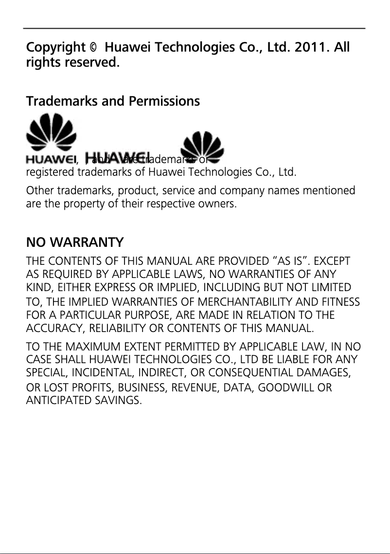 Page n°1 - Manuel utilisateur Huawei G6626