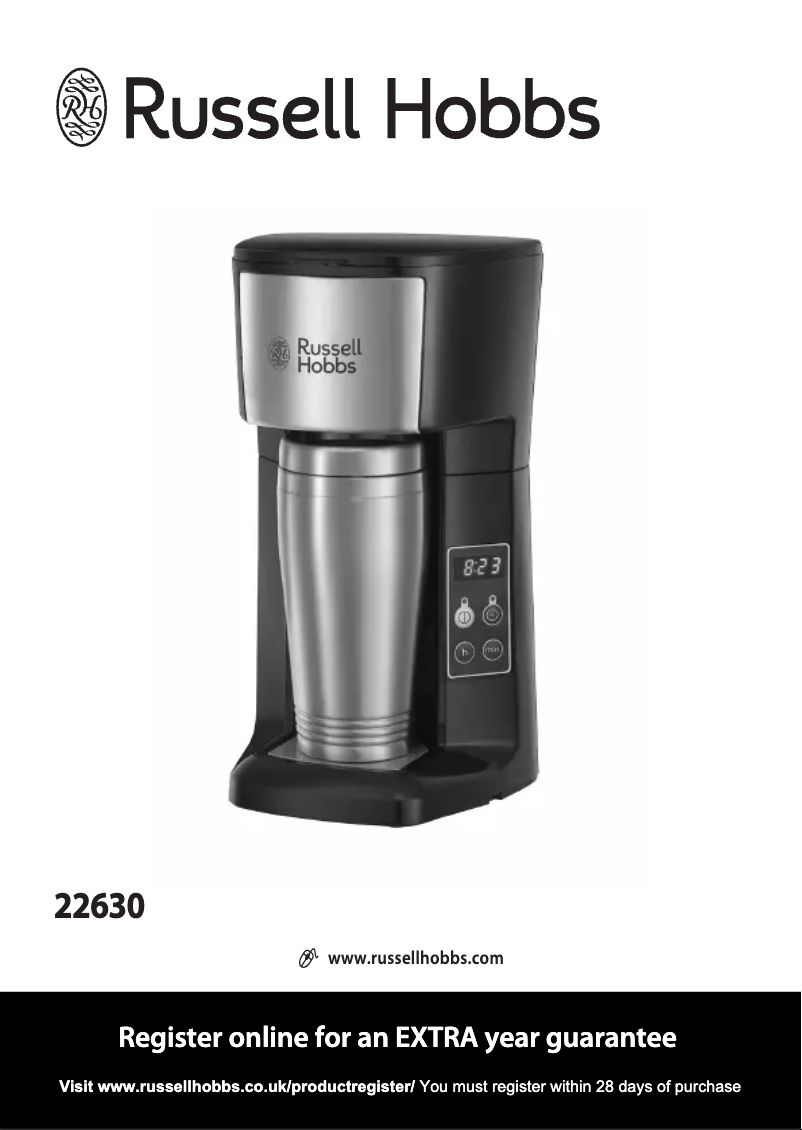 Page n°1 - Manuel utilisateur Russell Hobbs 22630