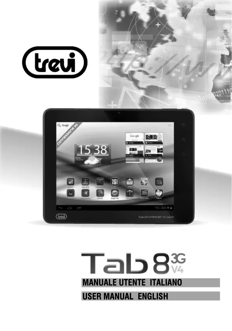 Page 1 de la notice Manuel utilisateur Trevi TAB 8 3G V4