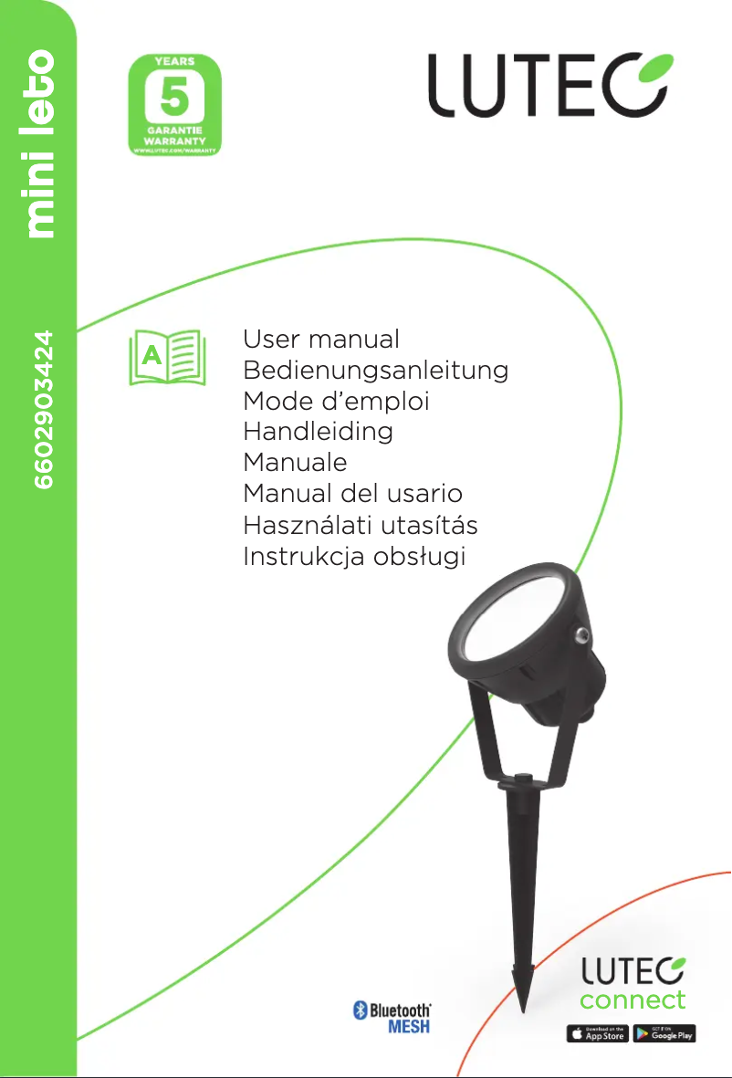 Page n°1 - Manuel utilisateur Lutec Mini Leto