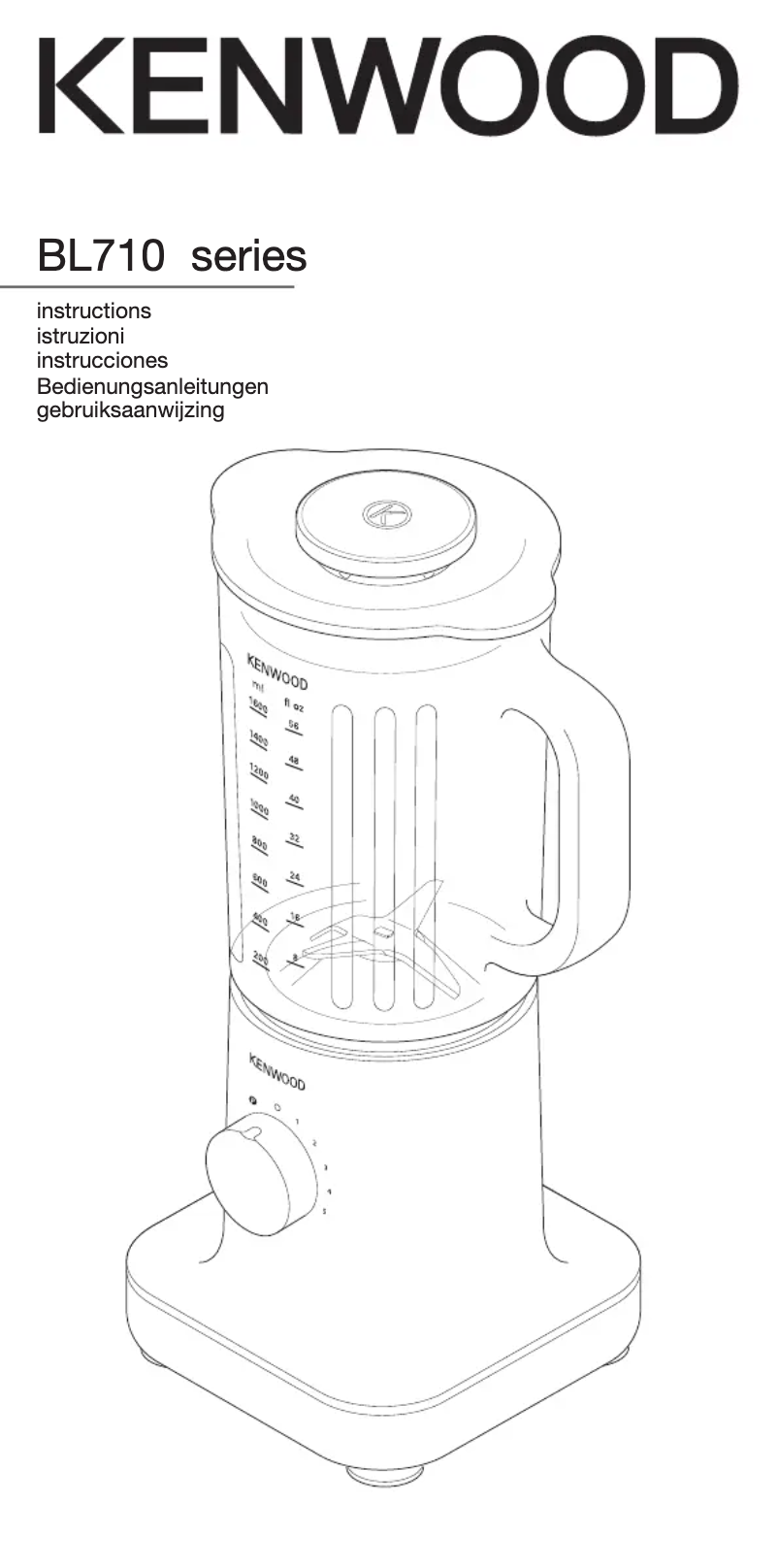 Image de la première page du manuel de l'appareil BL710