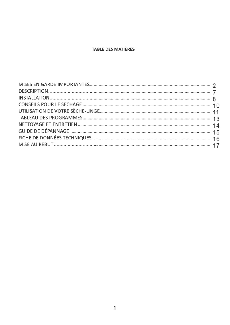 Page 1 de la notice Manuel utilisateur Thomson THTD8HPA+++