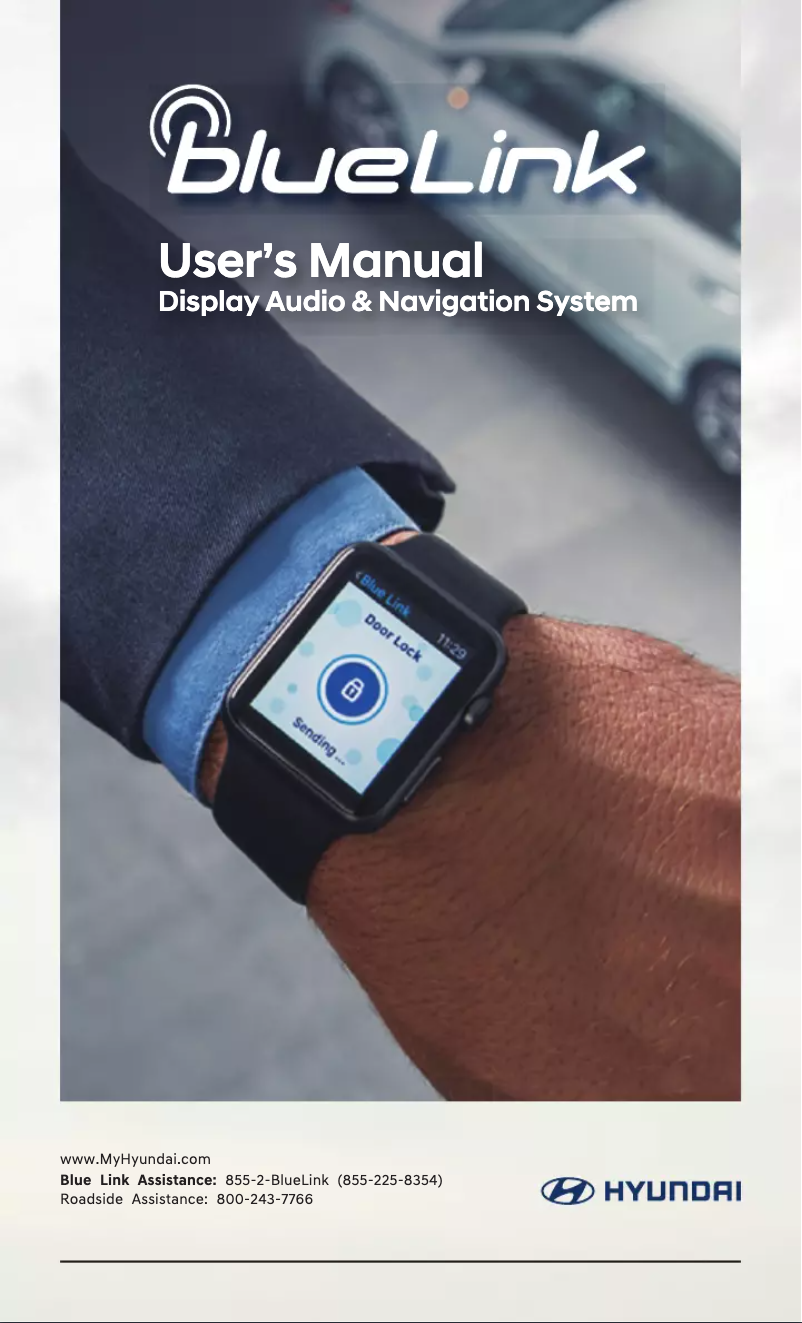 Image de la première page du manuel de l'appareil Azera (2009)