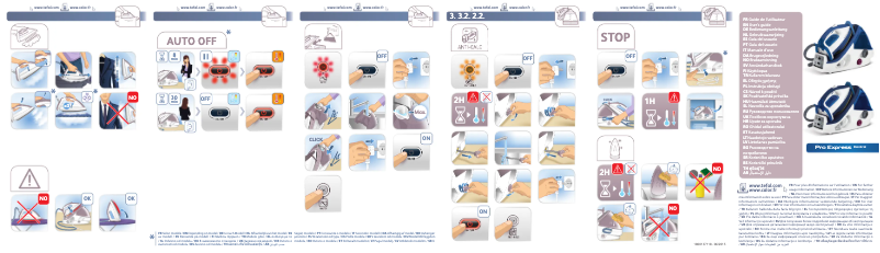 Image de la première page du manuel de l'appareil Pro Express Total GV8931