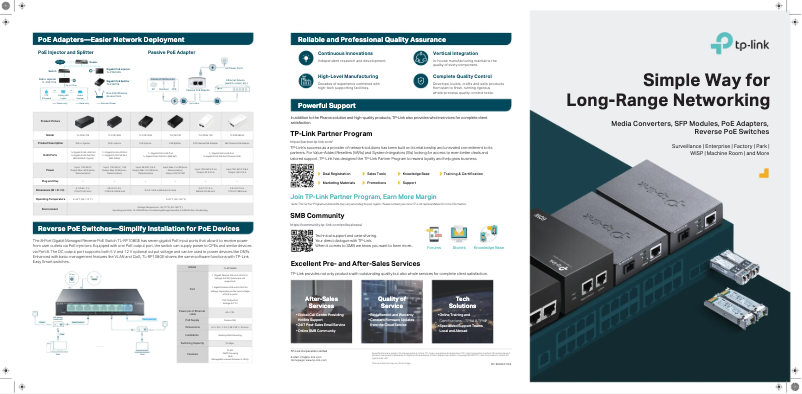 Page n°1 - Fiche technique TP-Link MC210CS