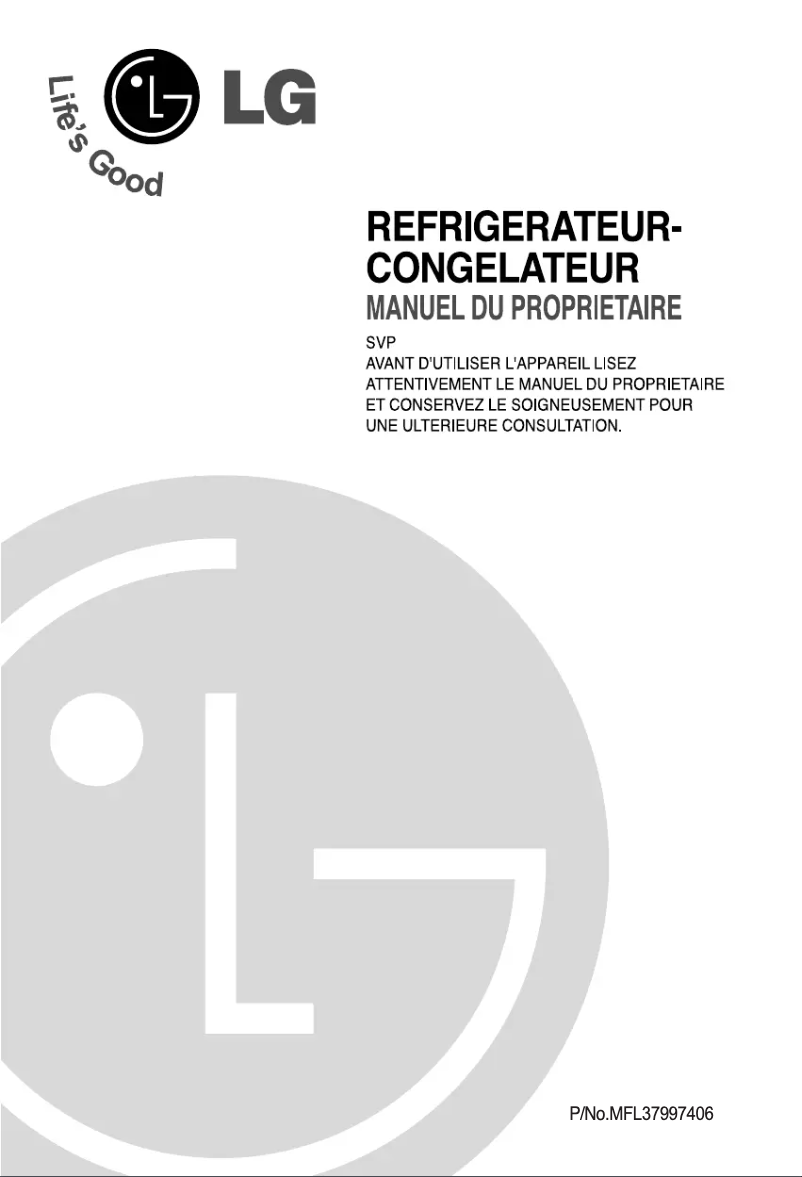 Page n°1 - Manuel utilisateur LG GN-M392YLQ