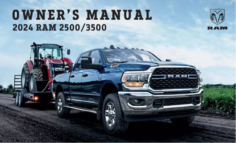 Page 1 de la notice Manuel utilisateur RAM 2500 (2024)