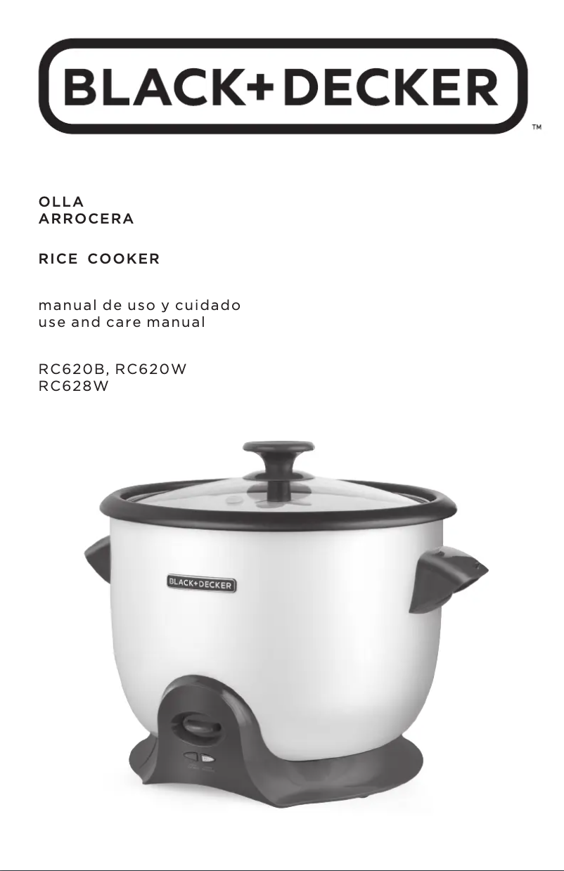 Page 1 de la notice Manuel utilisateur Black & Decker RC620B