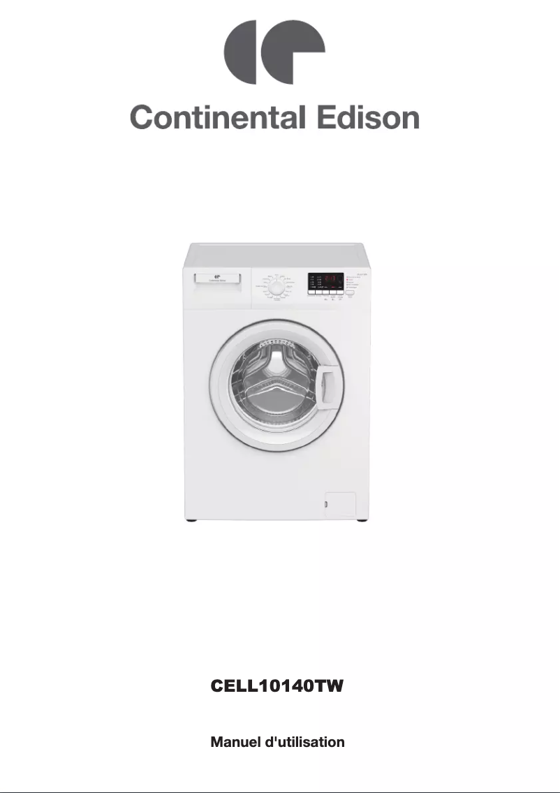 Image de la première page du manuel de l'appareil CELL10140TW