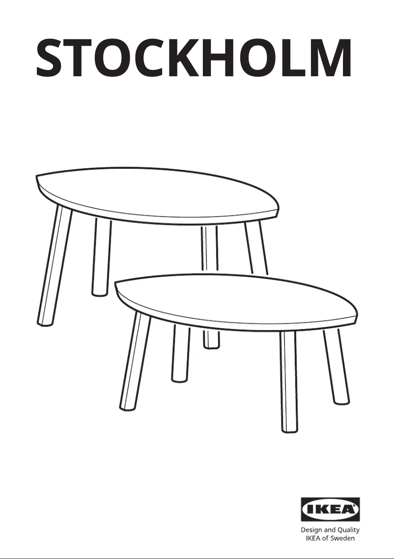 Image de la première page du manuel de l'appareil STOCKHOLM 405.468.62