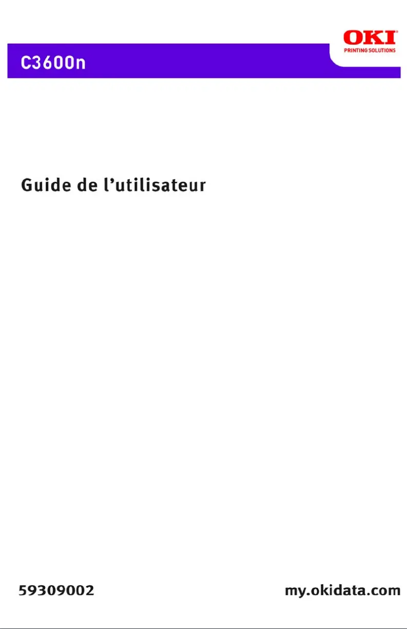 Page 1 de la notice Manuel utilisateur OKI C3600