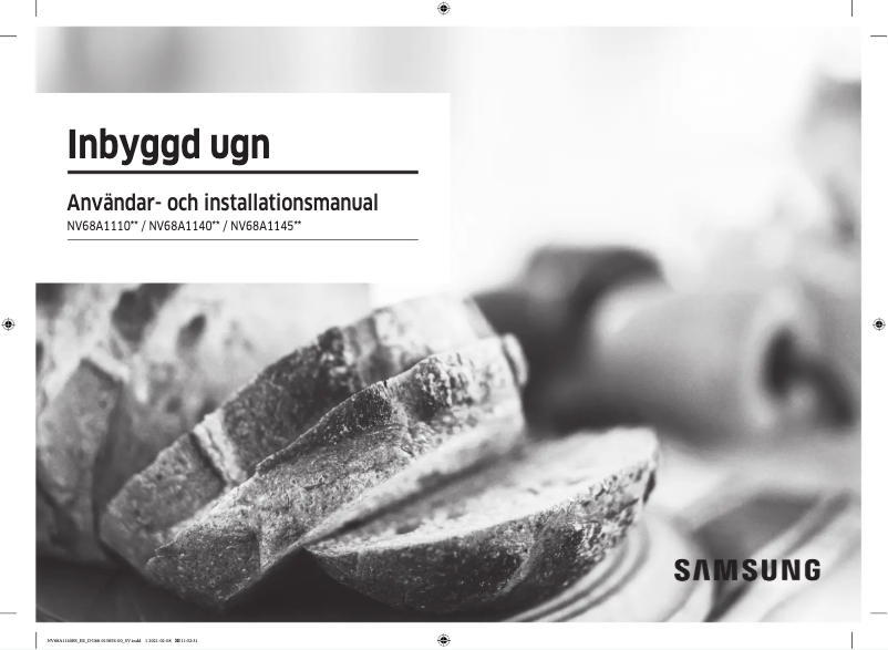 Page n°1 - Manuel utilisateur Samsung NV68A1140RS