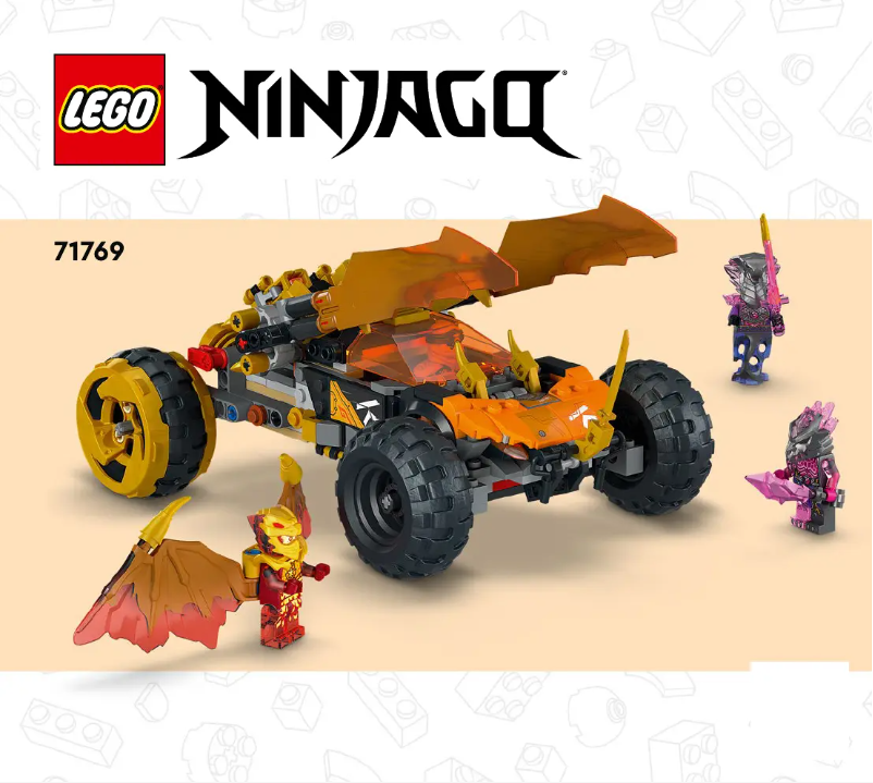 Image de la première page du manuel de l'appareil Ninjago 71769
