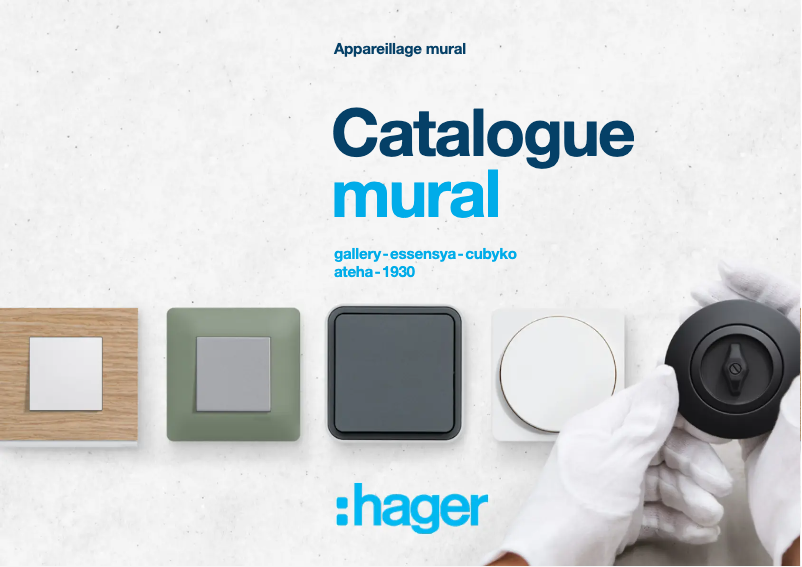 Page 1 de la notice Catalogue Hager WNA695