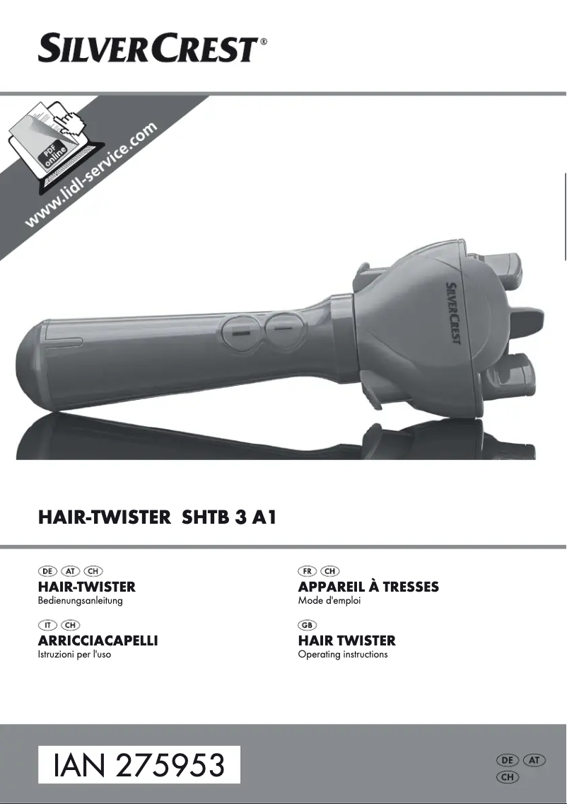 Page 1 de la notice Manuel utilisateur SilverCrest SHTB 3 A1