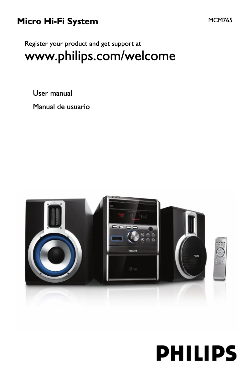 Página 1 del manual Manual de usuario Philips MCM765