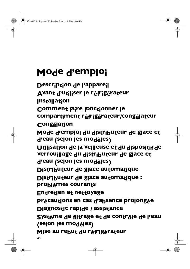 Page 1 de la notice Manuel utilisateur Bauknecht KSN 7071/A IN