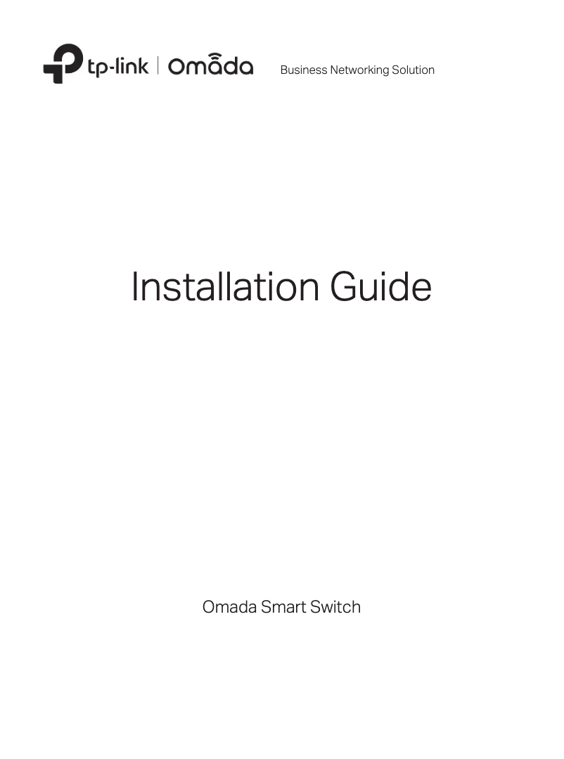 Imagen de la primera página del manual del dispositivo TL- SL2428WEB
