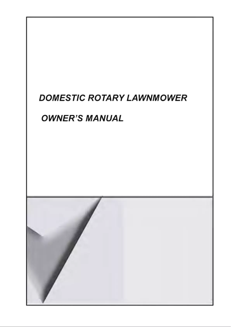 Page 1 de la notice Manuel utilisateur Rover Challenger Self Propelled