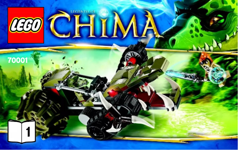 Page 1 de la notice Manuel utilisateur Lego Chima 70001