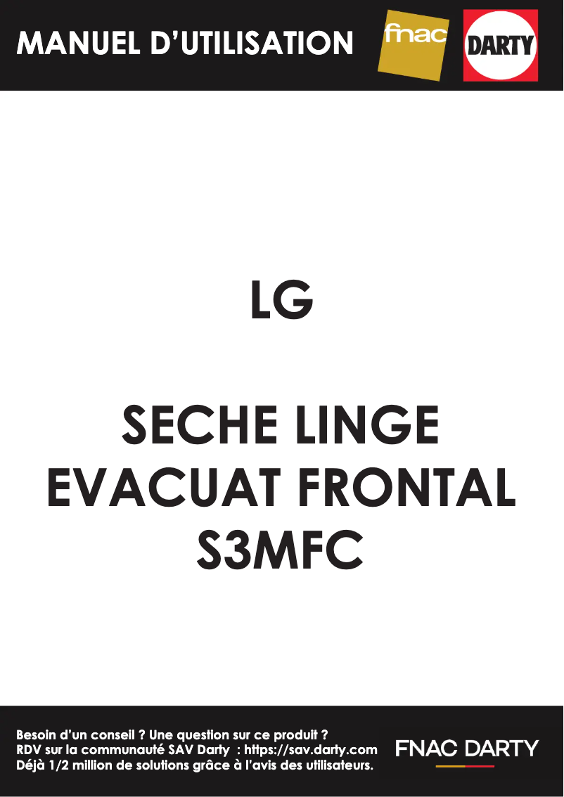 Page n°1 - Manuel utilisateur LG S3MFC
