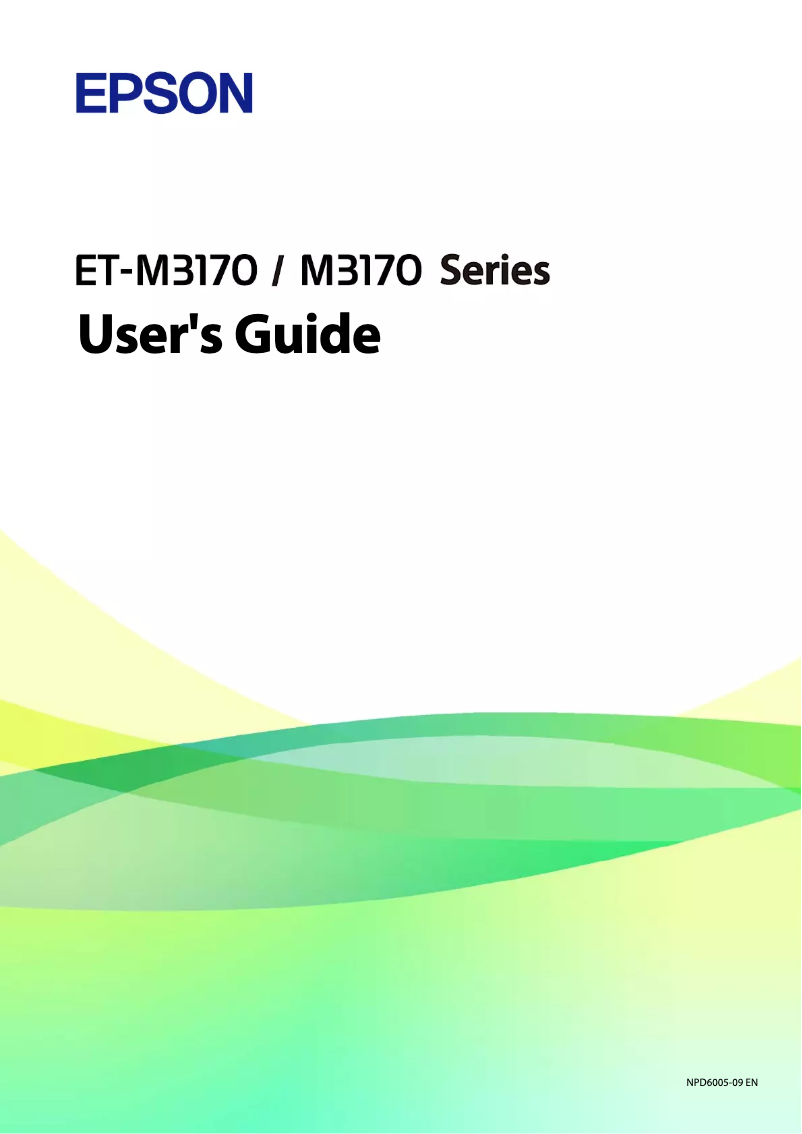 Page n°1 - Manuel utilisateur Epson EcoTank M3178