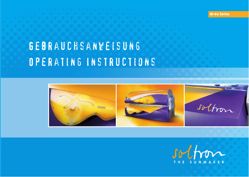 Page 1 de la notice Manuel utilisateur Soltron M-60