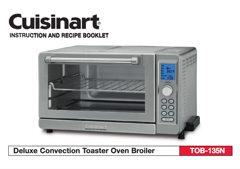 Page 1 de la notice Manuel utilisateur Cuisinart TOB-135N