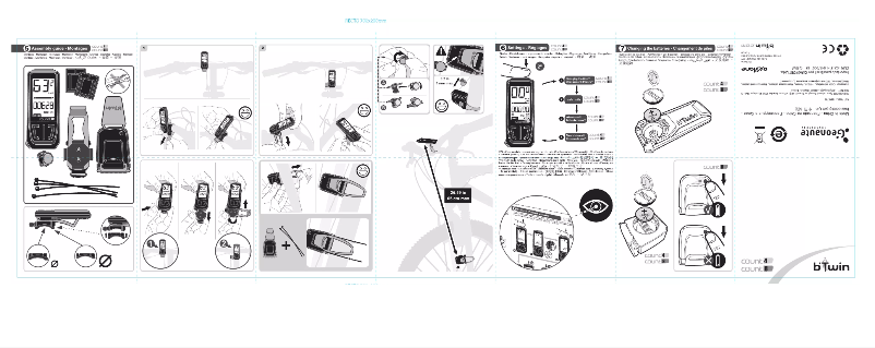 Page n°1 - Manuel utilisateur B'twin Count 4