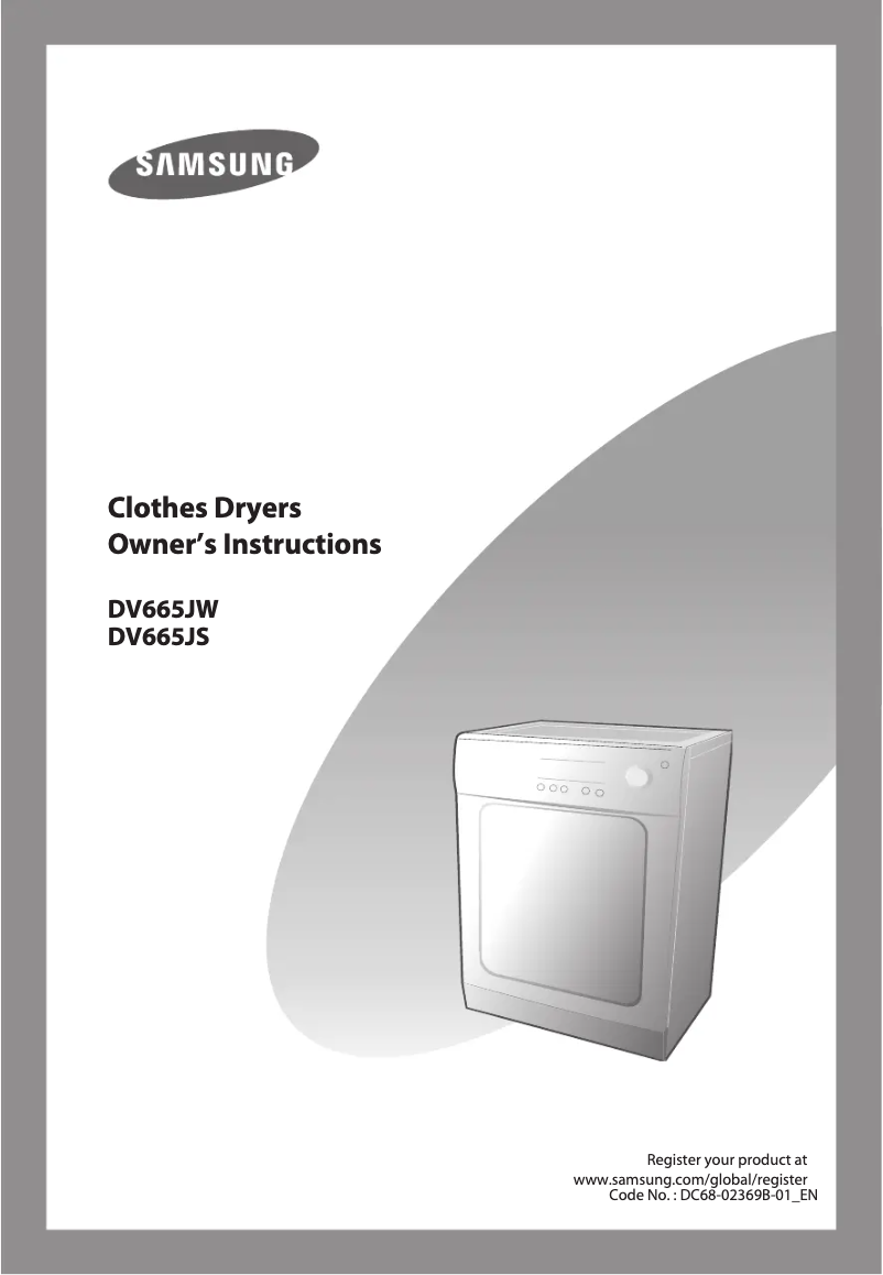 Image de la première page du manuel de l'appareil DV665J