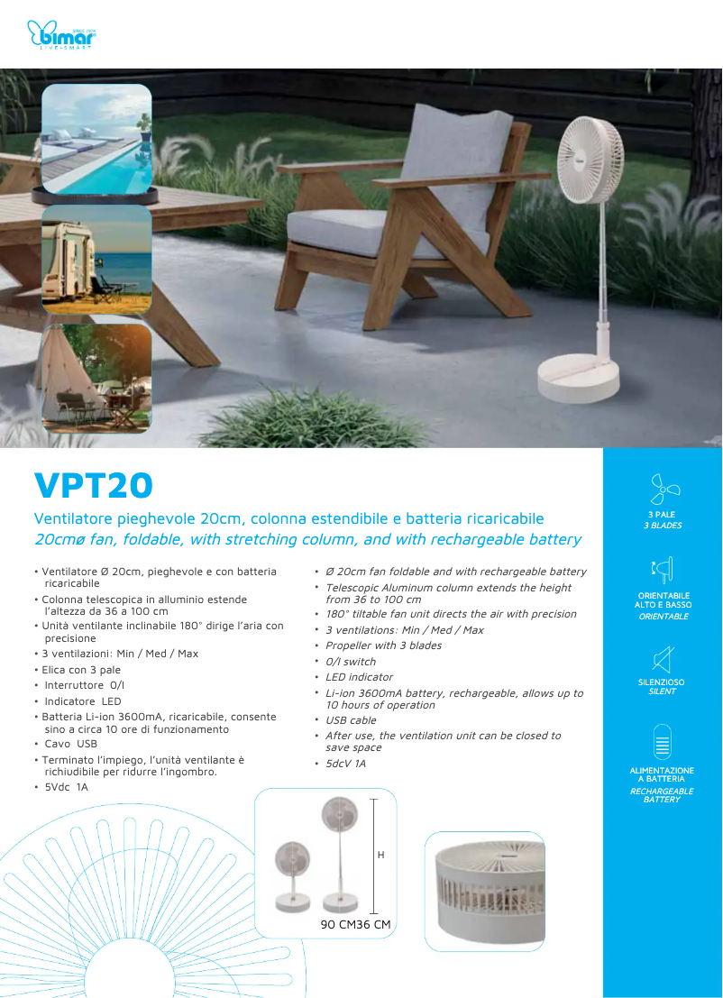 Page n°1 - Fiche technique Bimar VPT20