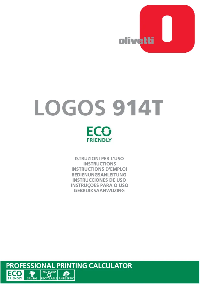 Image de la première page du manuel de l'appareil Logos 914T