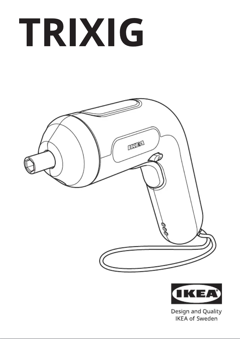 Image de la première page du manuel de l'appareil TRIXIG 305.469.09
