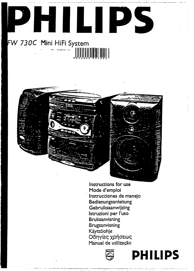 Imagen de la primera página del manual del dispositivo FW730C