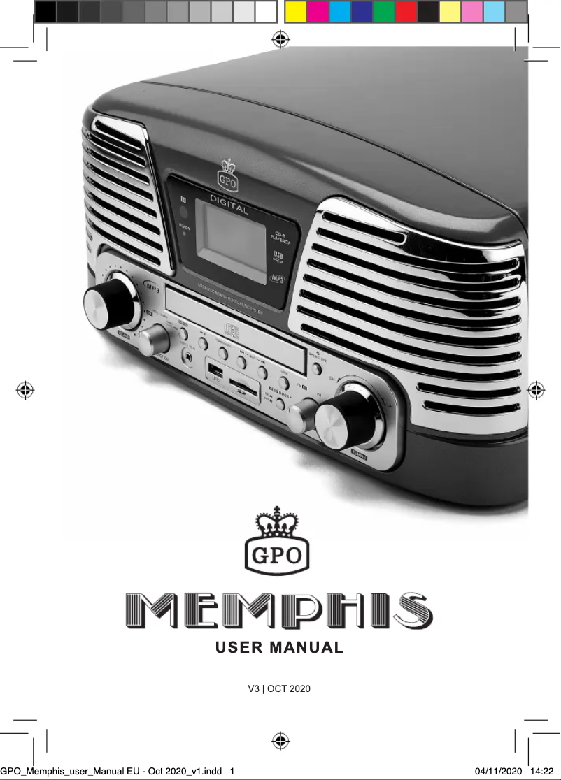 Page n°1 - Manuel utilisateur GPO Memphis