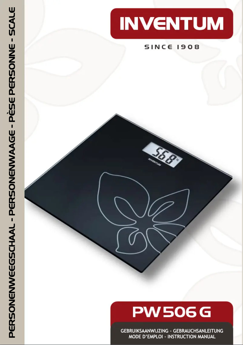 Image de la première page du manuel de l'appareil PW506G