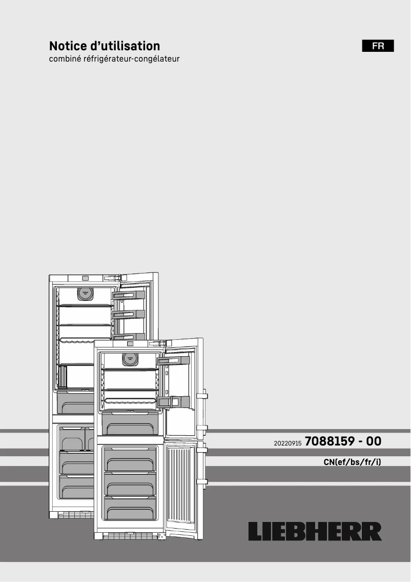 Page n°1 - Manuel utilisateur Liebherr CN 5735