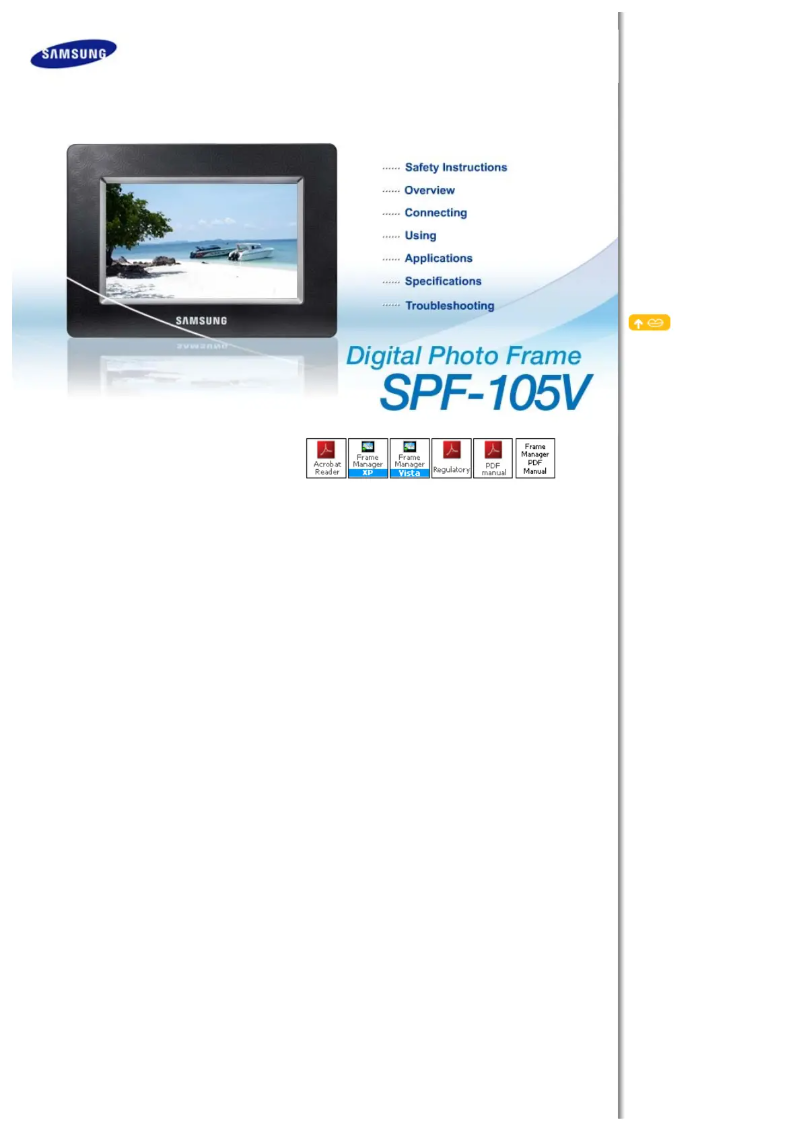 Page n°1 - Manuel utilisateur Samsung SPF-105V