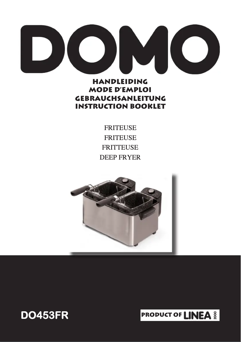Page 1 de la notice Manuel utilisateur Domo DO453FR