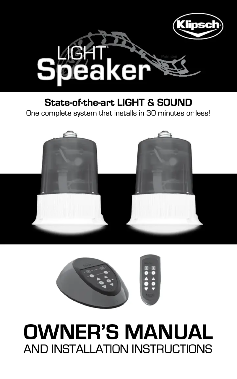 Image de la première page du manuel de l'appareil LightSpeaker