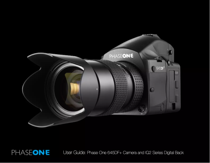 Page n°1 - Manuel utilisateur Phase One 645 DF+